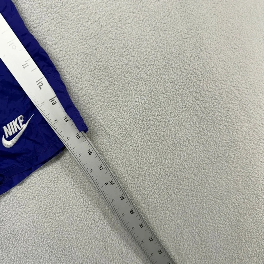 Vintage Nike Shorts Mens XL Purple Blue Nylon Athletic Gym Lined Pockets 5